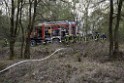 Waldbrand Wahner Heide Troisdorf Eisenweg P178